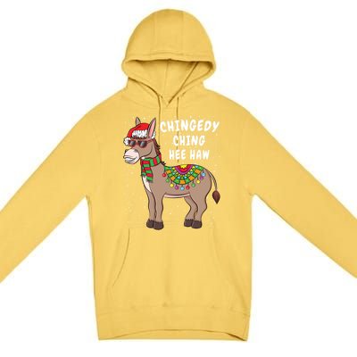 Christmas Donkey Funny American Italian Xmas Gift Premium Pullover Hoodie