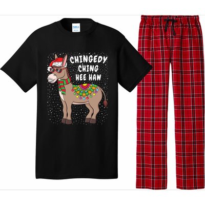 Christmas Donkey Funny American Italian Xmas Gift Pajama Set