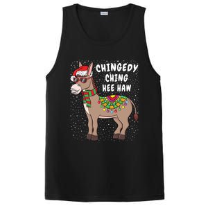 Christmas Donkey Funny American Italian Xmas Gift PosiCharge Competitor Tank