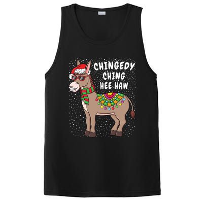 Christmas Donkey Funny American Italian Xmas Gift PosiCharge Competitor Tank