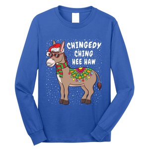 Christmas Donkey Funny American Italian Xmas Gift Long Sleeve Shirt