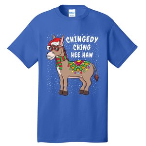 Christmas Donkey Funny American Italian Xmas Gift Tall T-Shirt