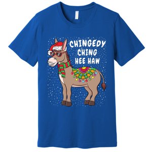 Christmas Donkey Funny American Italian Xmas Gift Premium T-Shirt