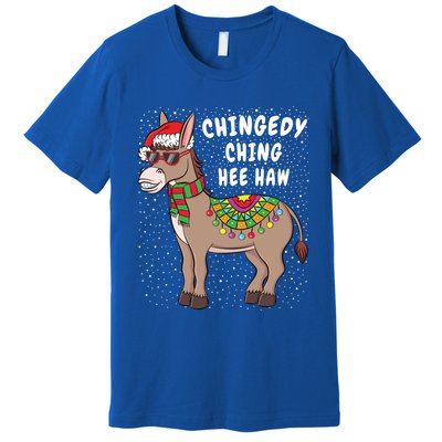 Christmas Donkey Funny American Italian Xmas Gift Premium T-Shirt