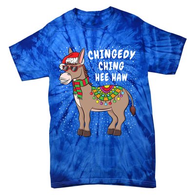 Christmas Donkey Funny American Italian Xmas Gift Tie-Dye T-Shirt