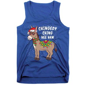 Christmas Donkey Funny American Italian Xmas Gift Tank Top