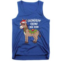 Christmas Donkey Funny American Italian Xmas Gift Tank Top