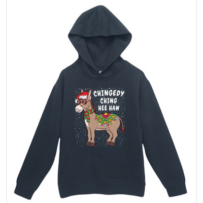 Christmas Donkey Funny American Italian Xmas Gift Urban Pullover Hoodie