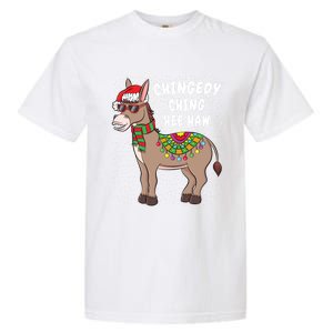 Christmas Donkey Funny American Italian Xmas Gift Garment-Dyed Heavyweight T-Shirt