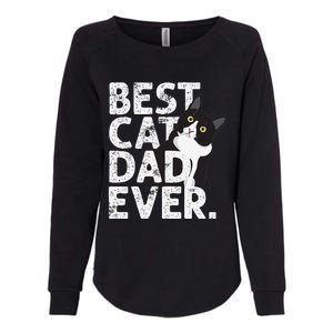 Cat Daddy Father Gift Best Cat Dad Ever Womens California Wash Sweatshirt