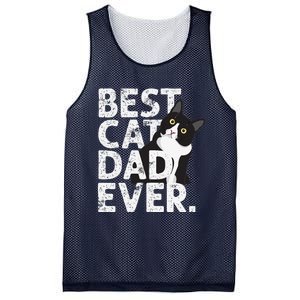 Cat Daddy Father Gift Best Cat Dad Ever Mesh Reversible Basketball Jersey Tank