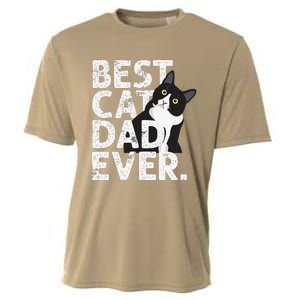 Cat Daddy Father Gift Best Cat Dad Ever Cooling Performance Crew T-Shirt