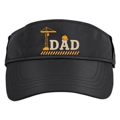 Construction Dad Funny Gift Father;s Day Adult Drive Performance Visor