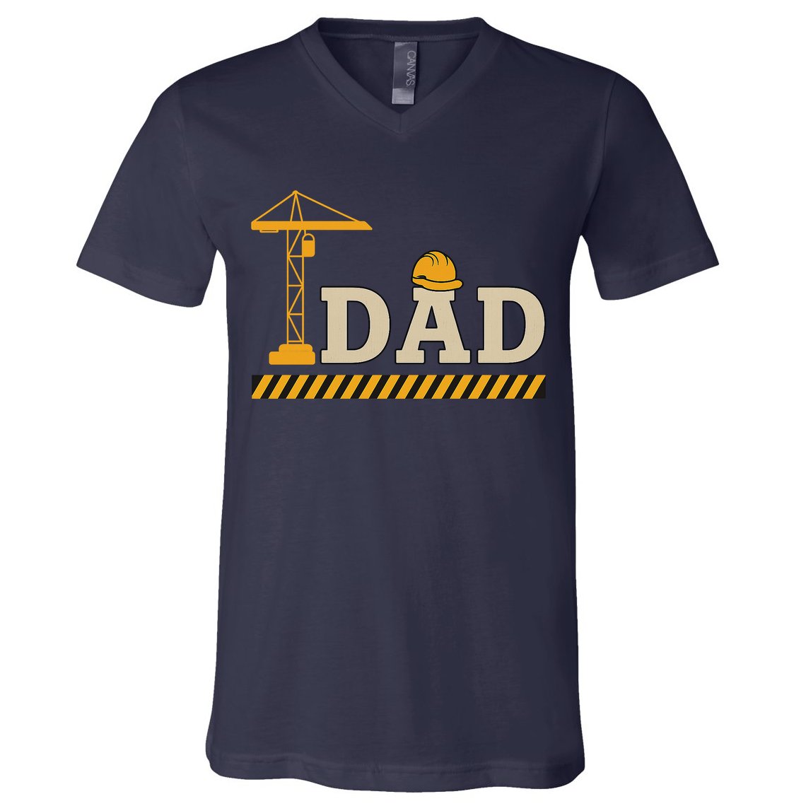 Construction Dad Funny Gift Father;s Day V-Neck T-Shirt