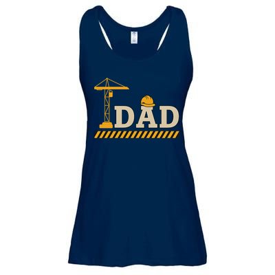 Construction Dad Funny Gift Father;s Day Ladies Essential Flowy Tank