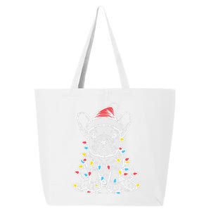 Christmas Dog French Bulldog Xmas Frenchie 25L Jumbo Tote