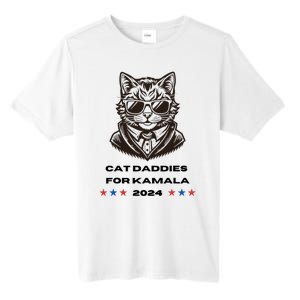 Cat Daddies For Kamala Funny Cat Dad Vote Election 2024 Tall Fusion ChromaSoft Performance T-Shirt