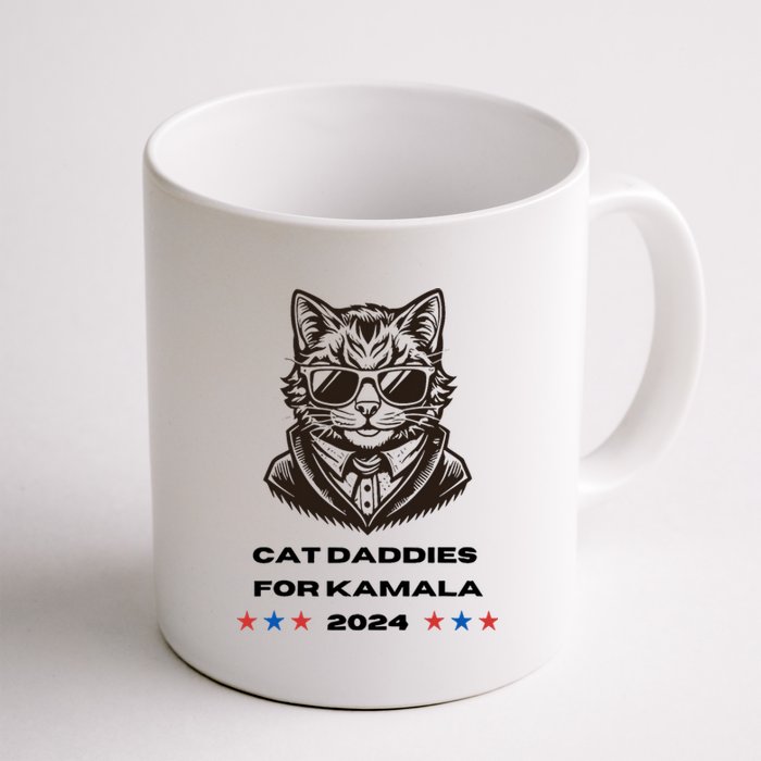 Cat Daddies For Kamala Funny Cat Dad Vote Election 2024 Coffee Mug