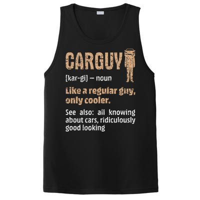 Carguy Definition Funny Friend Car Lover Cars Themed Meaningful Gift PosiCharge Competitor Tank