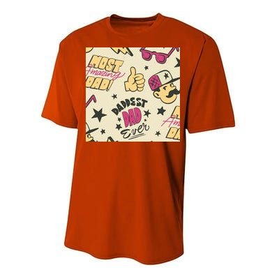 Cool Dad Father's Day Performance Sprint T-Shirt