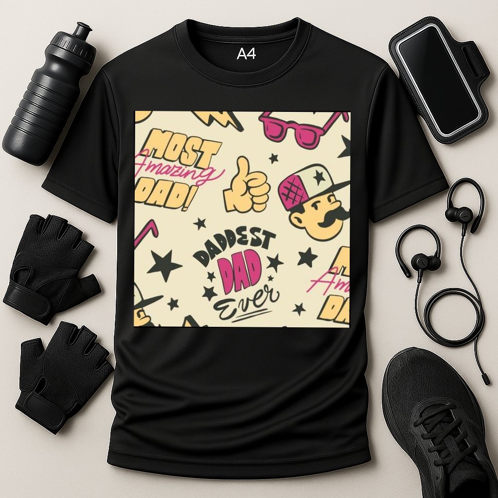 Cool Dad Father's Day Cooling Performance Crew T-Shirt