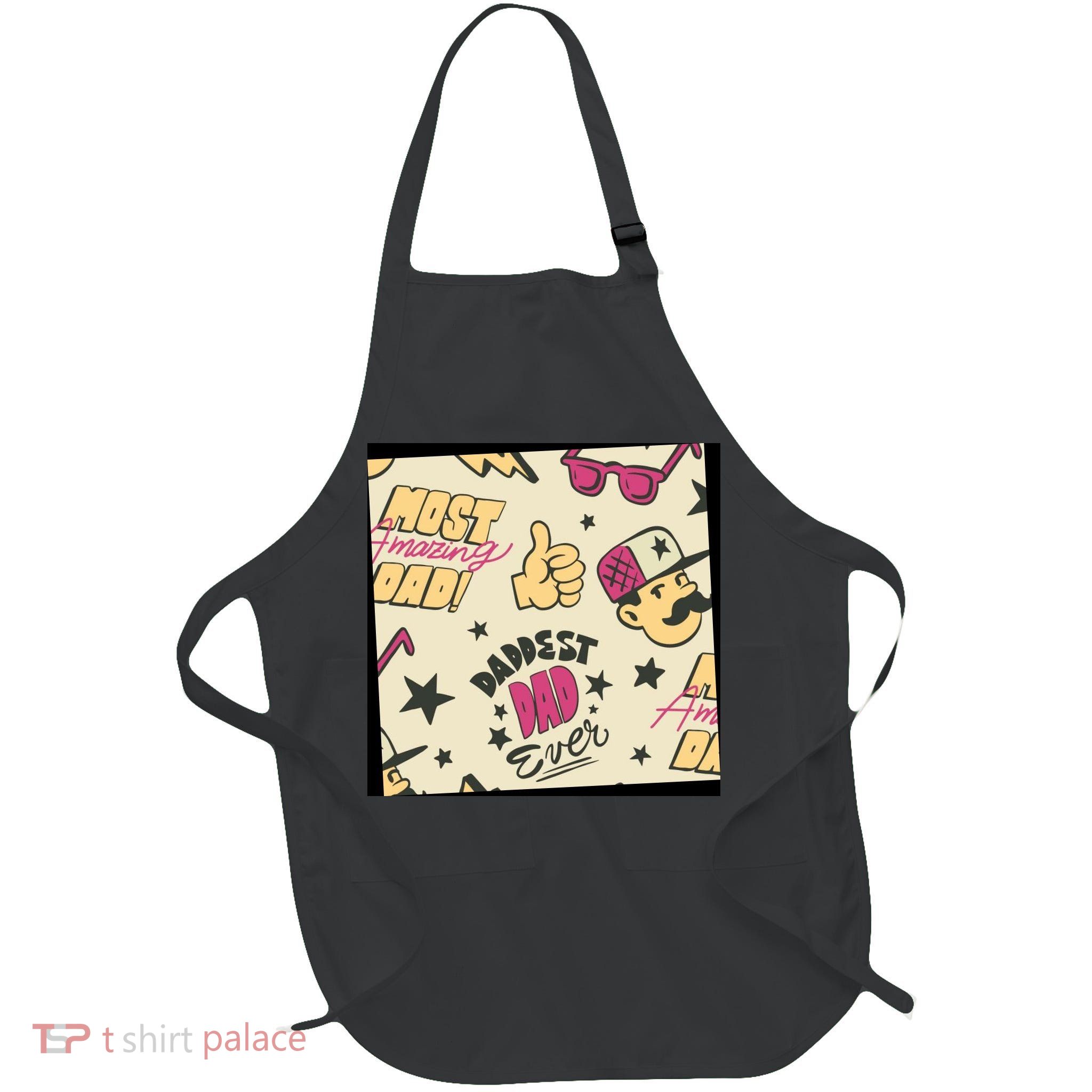 Cool Dad Father's Day Full-Length Apron With Pockets