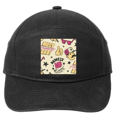 Cool Dad Father's Day 7-Panel Snapback Hat