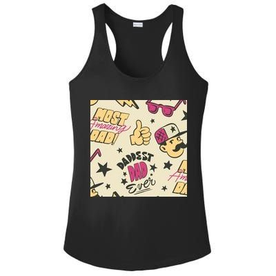 Cool Dad Father's Day Ladies PosiCharge Competitor Racerback Tank