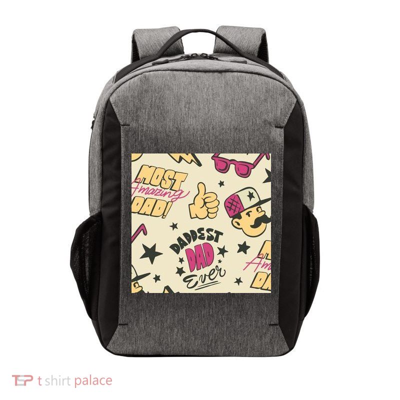 Cool Dad Father's Day Vector Backpack