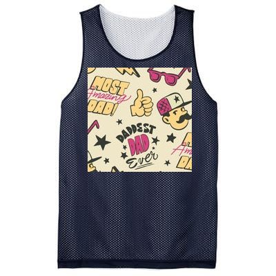 Cool Dad Father's Day Mesh Reversible Basketball Jersey Tank