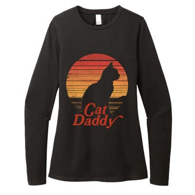 Cat Daddy Funny Cat Lover Cat Dad Womens CVC Long Sleeve Shirt