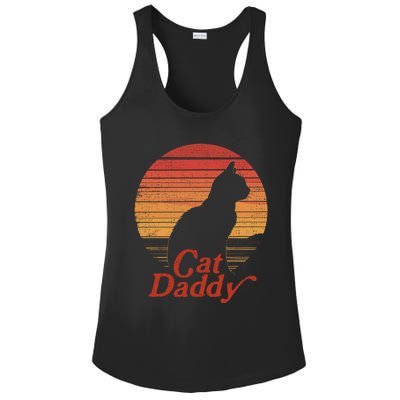 Cat Daddy Funny Cat Lover Cat Dad Ladies PosiCharge Competitor Racerback Tank