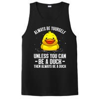 Cute Duck For  Aquatic Bird Rubber Duck Lovers PosiCharge Competitor Tank