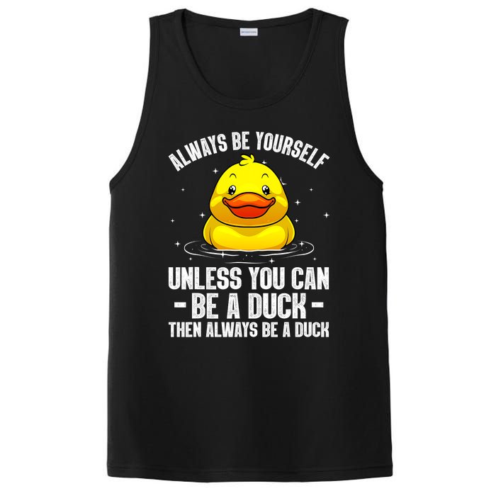 Cute Duck For  Aquatic Bird Rubber Duck Lovers PosiCharge Competitor Tank