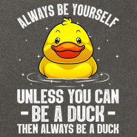 Cute Duck For  Aquatic Bird Rubber Duck Lovers Cotton Canvas Backpack