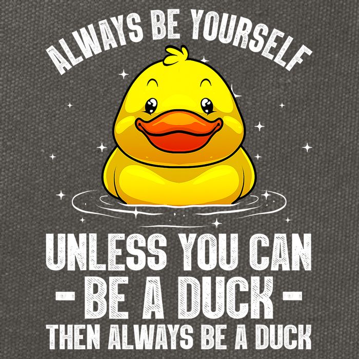 Cute Duck For  Aquatic Bird Rubber Duck Lovers Cotton Canvas Backpack