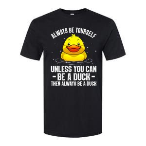 Cute Duck For  Aquatic Bird Rubber Duck Lovers Softstyle CVC T-Shirt