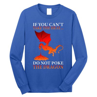 Cool Dragon Flamespewing Flying Mythical Creature Long Sleeve Shirt