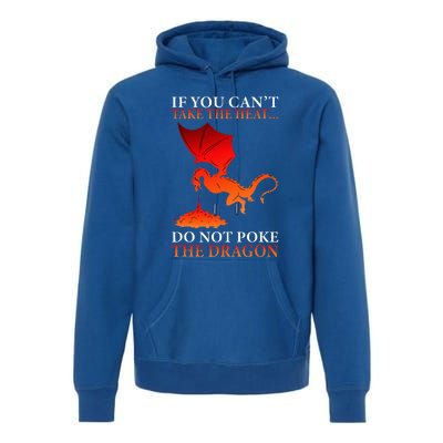 Cool Dragon Flamespewing Flying Mythical Creature Premium Hoodie