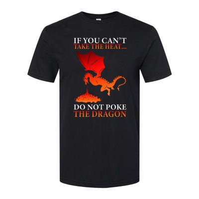 Cool Dragon Flamespewing Flying Mythical Creature Softstyle CVC T-Shirt