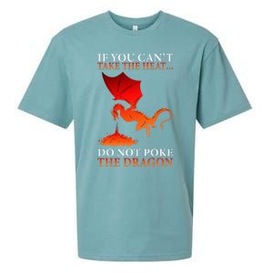 Cool Dragon Flamespewing Flying Mythical Creature Sueded Cloud Jersey T-Shirt