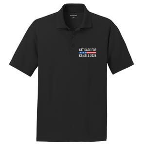 Cat Dads For Kamala Funny Cat Owner 2024 President Kamala PosiCharge RacerMesh Polo