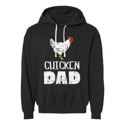  Chicken Dad Farm Animal Farming Life Farmer Rancher Garment-Dyed Fleece Hoodie