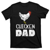  Chicken Dad Farm Animal Farming Life Farmer Rancher T-Shirt