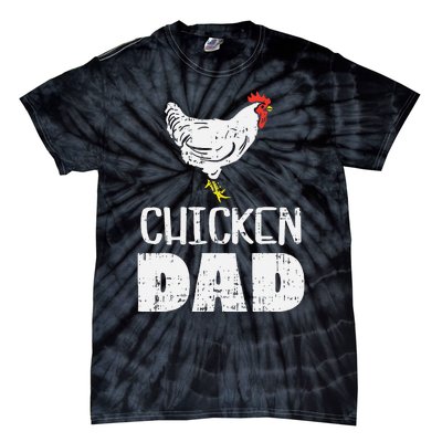  Chicken Dad Farm Animal Farming Life Farmer Rancher Tie-Dye T-Shirt