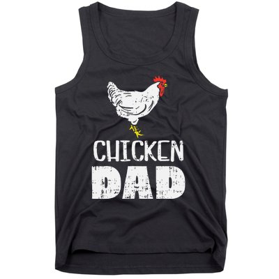  Chicken Dad Farm Animal Farming Life Farmer Rancher Tank Top