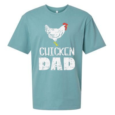  Chicken Dad Farm Animal Farming Life Farmer Rancher Sueded Cloud Jersey T-Shirt