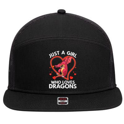 Cool Dragon For Women Dragons Mythical Dragon Lovers 7 Panel Mesh Trucker Snapback Hat