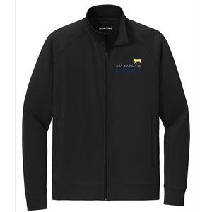 Cat Dads For Kamala Harris For President 2024 Stretch Full-Zip Cadet Jacket