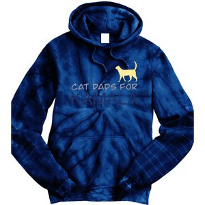 Cat Dads For Kamala Harris For President 2024 Tie Dye Hoodie